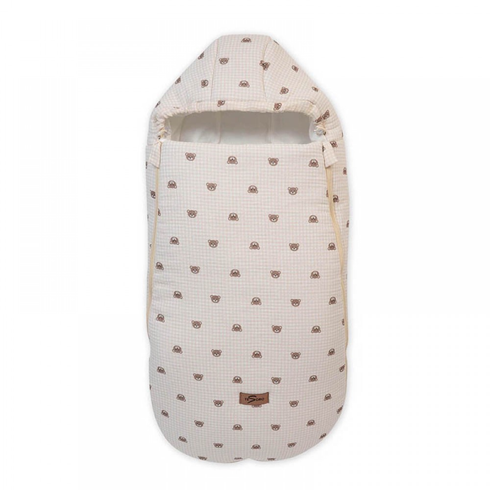 Ποδόσακος Tesoro Muslin Baby Bear