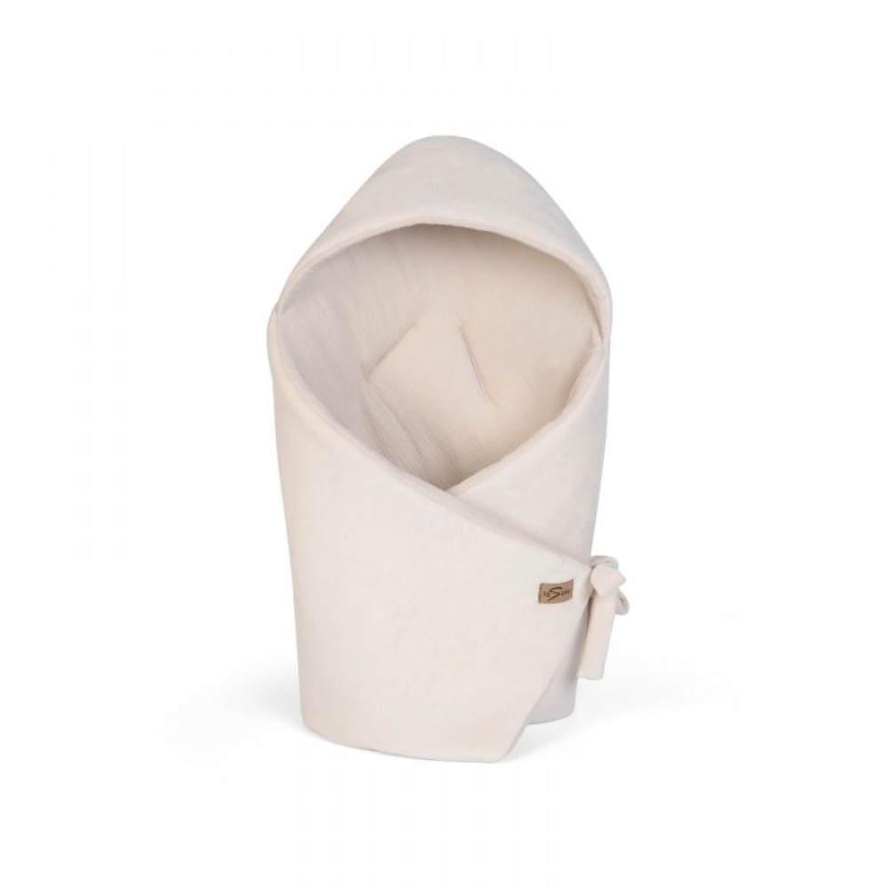 Κουβέρτα για Κάθισμα Αυτοκινήτου &amp; Port Bebe Tesoro Velour Natural Linen