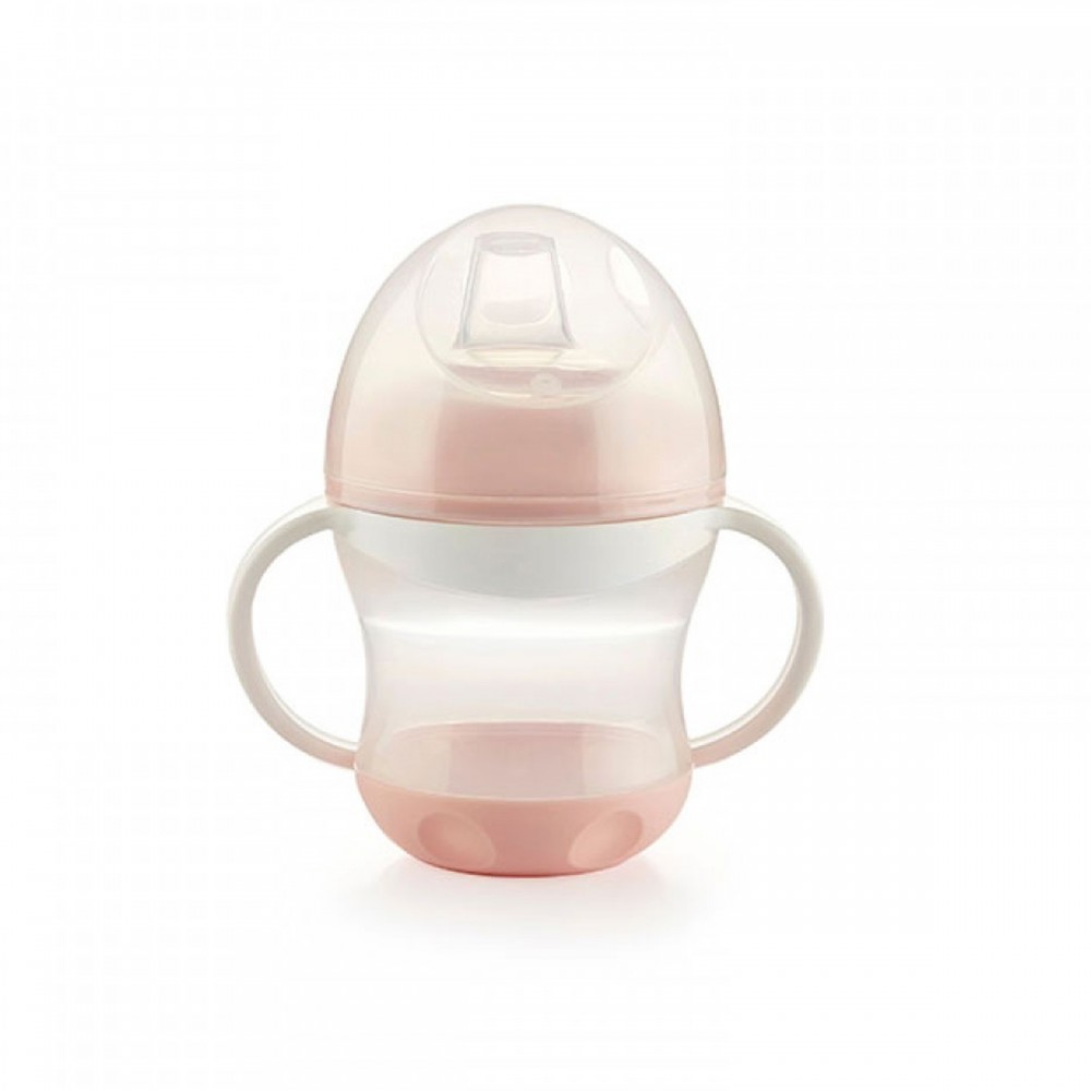 Κύπελλο με Στόμιο Σιλικόνης Thermobaby Light Pink