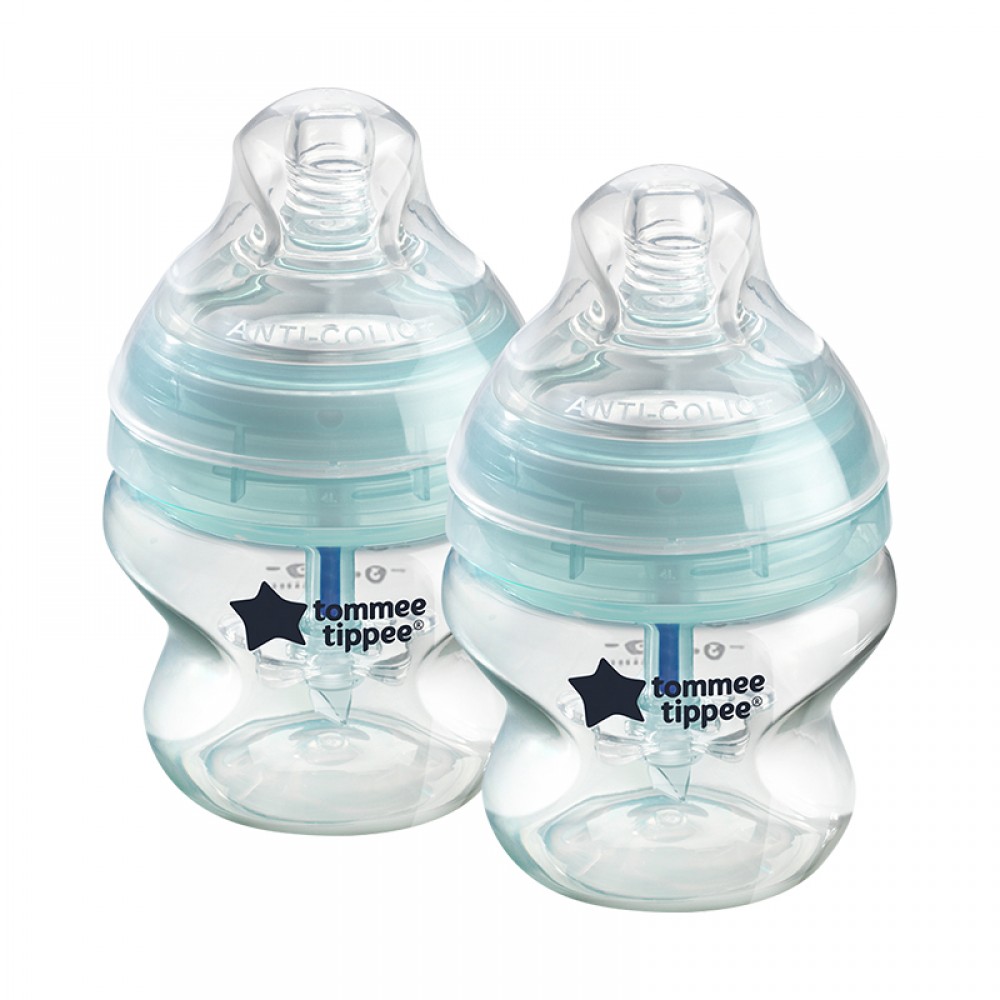 Μπιμπερό πλαστικό Tommee Tippee Advanced Anti-Colic 150ml 0m+ Mint (2τεμ.) 