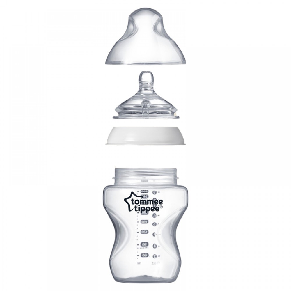 Μπιμπερό γυάλινο Tommee Tippee Closer to Nature 250ml 0m+ Green