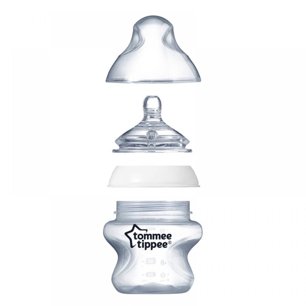 Μπιμπερό γυάλινο Tommee Tippee Closer to Nature 150ml 0m+