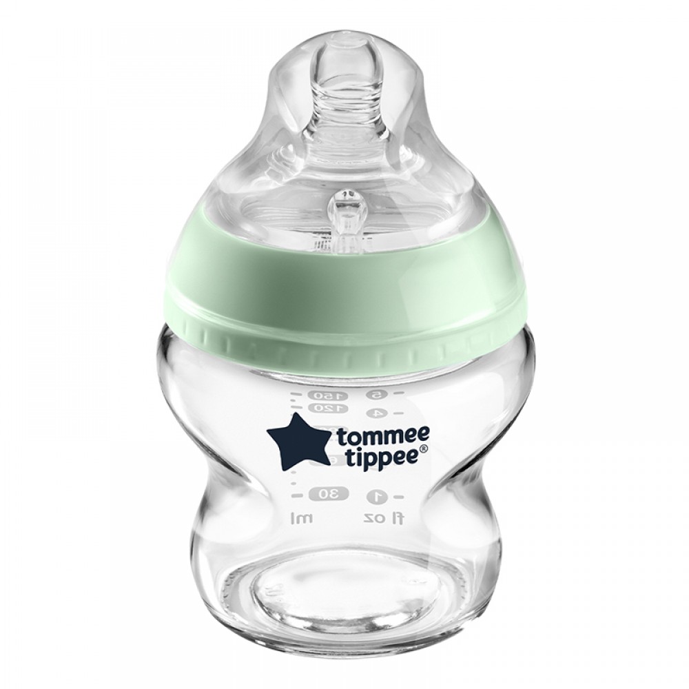 Μπιμπερό γυάλινο Tommee Tippee Closer to Nature 150ml 0m+ Green