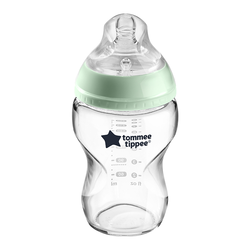 Μπιμπερό γυάλινο Tommee Tippee Closer to Nature 250ml 0m+ Green