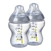 Μπιμπερό πλαστικό Tommee Tippee Closer to Nature 260ml 0m+ Ollie the Owl (2τεμ.) 