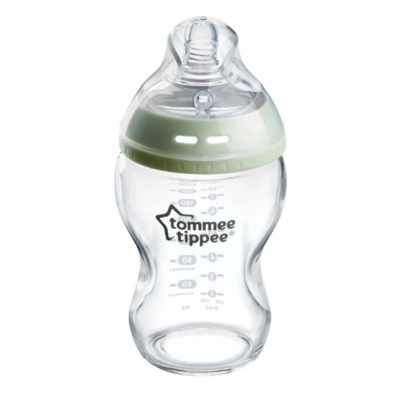 Μπιμπερό γυάλινο Tommee Tippee Natural Start 250ml 0m+ Green