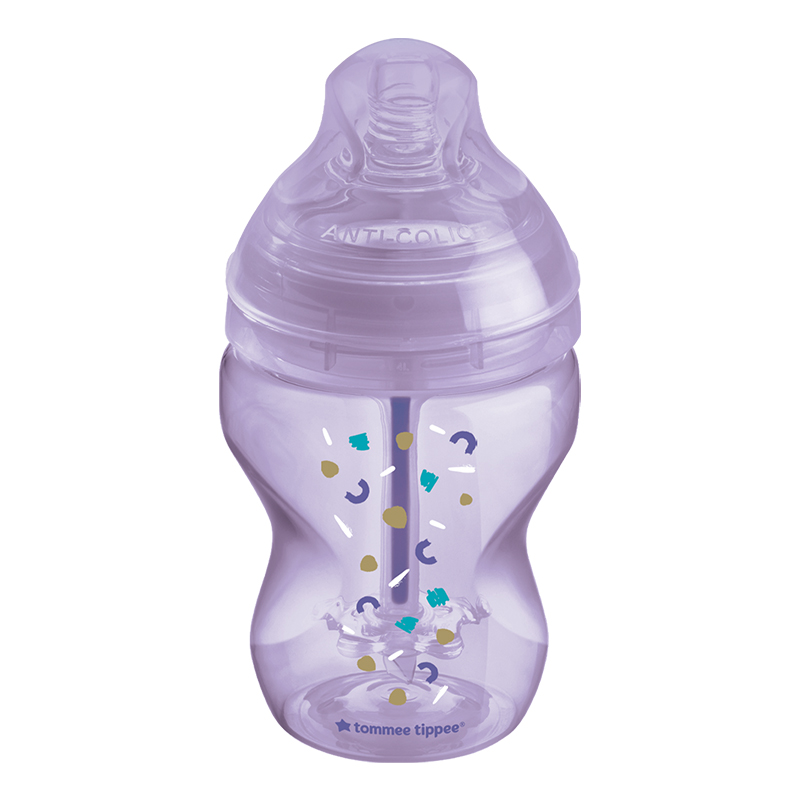 Μπιμπερό πλαστικό Tommee Tippee Advanced Anti-Colic 260ml 0m+ Purple