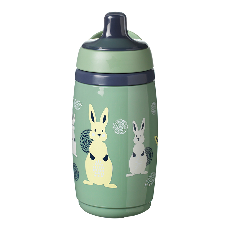 Μπουκάλι Ισοθερμικό με Σκληρό Στόμιο Tommee Tippee Superstar Insulated Sportee Bottle 266ml 12m+ Green