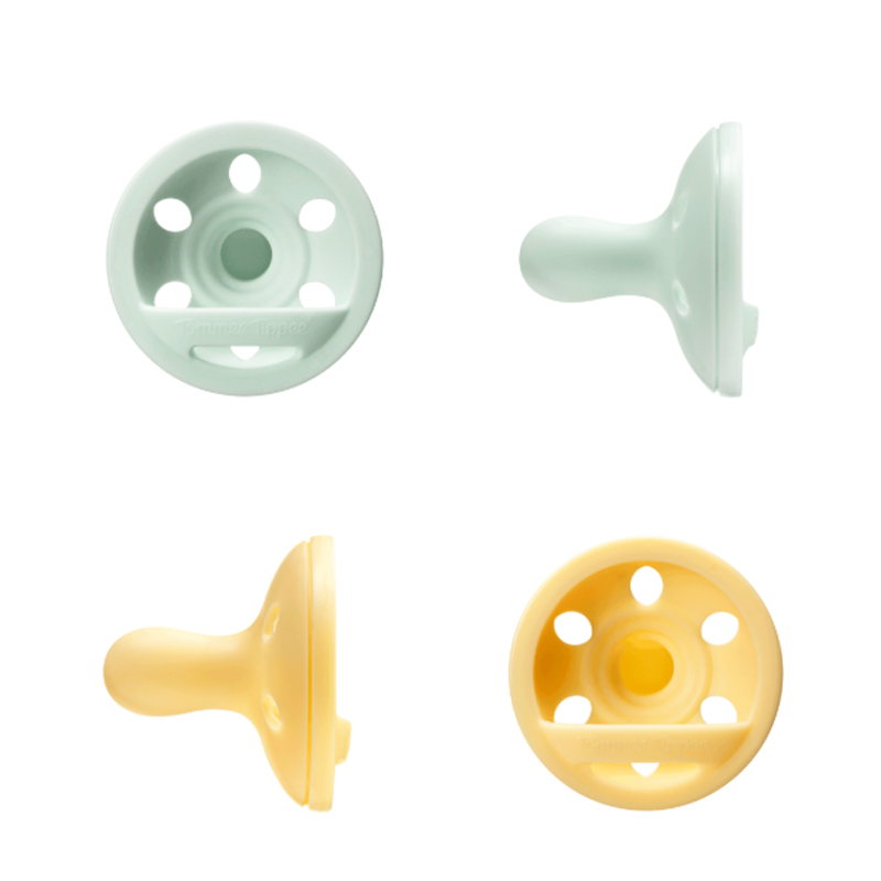 Πιπίλα Σιλικόνης Νυκτός Tommee Tippee Breastlike Night 0-6m (2τεμ.)