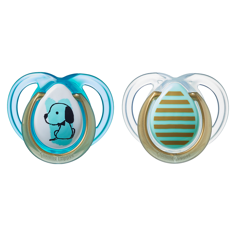 Πιπίλα Σιλικόνης Tommee Tippee Moda Boy 0-6m (2τεμ.)