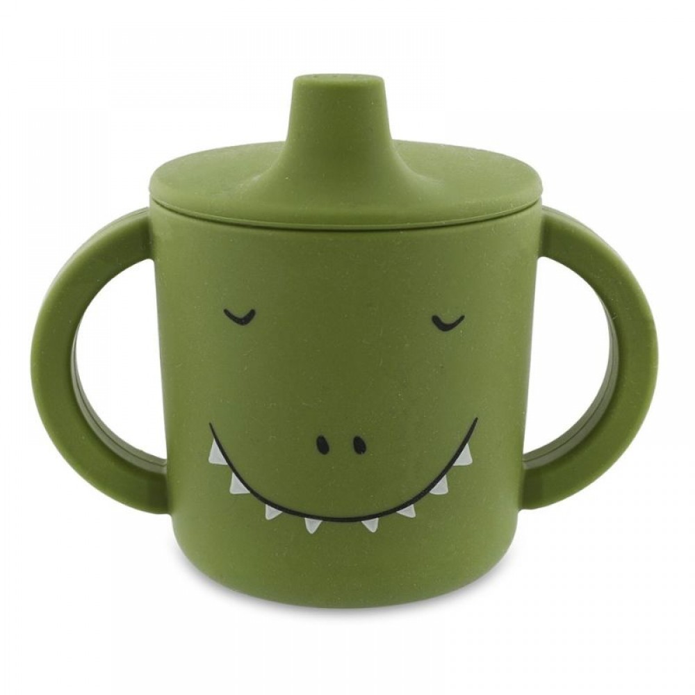 Εκπαιδευτικό Ποτήρι Σιλικόνης Trixie Sippy Cup Mr. Dino Εκπαιδευτικό Ποτήρι Σιλικόνης Trixie Sippy Cup Mr. Dino