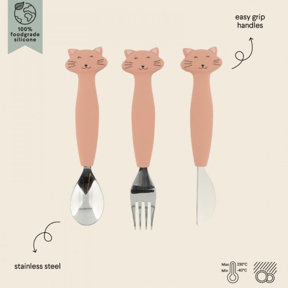 Σετ μαχαιροπίρουνα Trixie Mrs. Cat (3τεμ.) Σετ μαχαιροπίρουνα Trixie Mrs. Cat (3τεμ.)