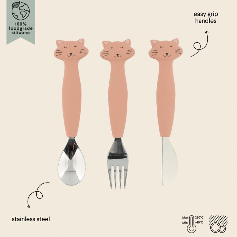Σετ μαχαιροπίρουνα Trixie Mrs. Cat (3τεμ.)