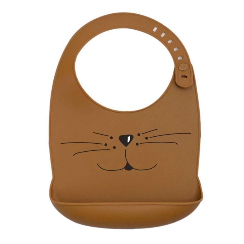 Σαλιάρα Σιλικόνης Cat Trois Kilos Sept Chocolate