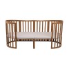 Βρεφικό Κρεβάτι Waldin 7in1 Oval 78x128cm Vintage