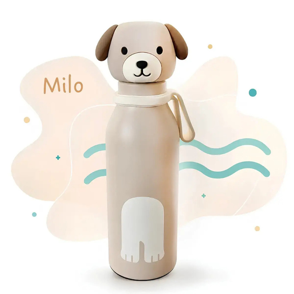 Θερμός - Μπουκάλι Bottlies By Zazu Fun 400ml Little Dog