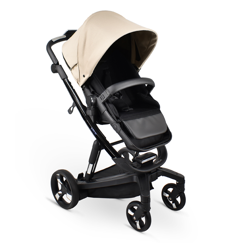 Πολυκαρότσι iBebe iStop&Drive 2in1 Black Gloss/Beige Πολυκαρότσι iBebe iStop&Drive 2in1 Black Gloss/Beige