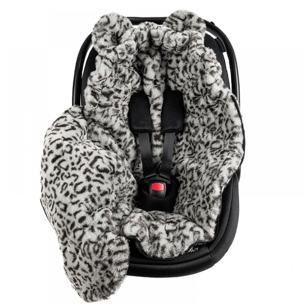 Ποδόσακος Καροτσιού / Καθίσματος Αυτοκινήτου iBebe Mini Me Velour Grey / Black Leopard Ποδόσακος Καροτσιού / Καθίσματος Αυτοκινήτου iBebe Mini Me Velour Grey / Black Leopard