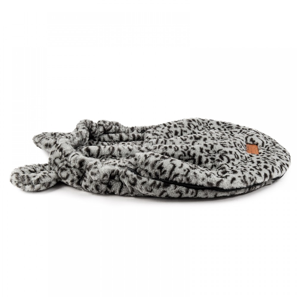 Ποδόσακος Καροτσιού / Καθίσματος Αυτοκινήτου iBebe Mini Me Velour Grey / Black Leopard Ποδόσακος Καροτσιού / Καθίσματος Αυτοκινήτου iBebe Mini Me Velour Grey / Black Leopard