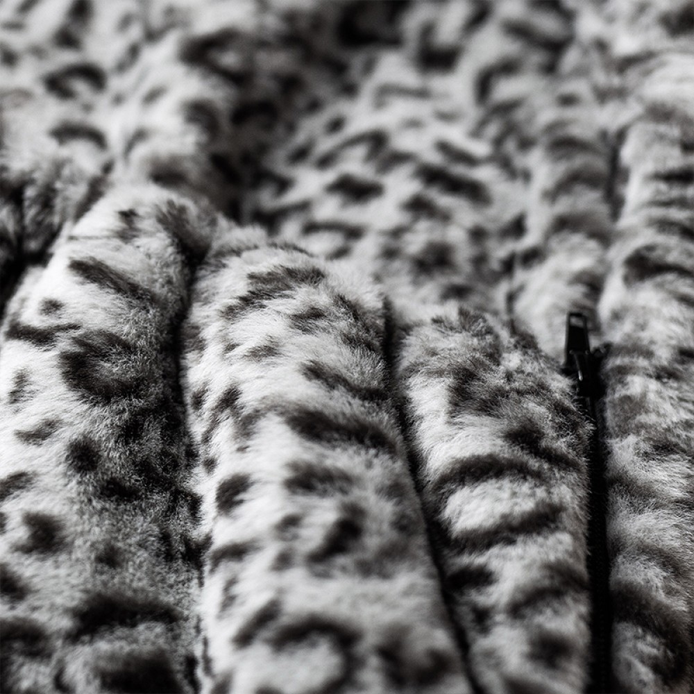 Ποδόσακος Καροτσιού / Καθίσματος Αυτοκινήτου iBebe Mini Me Velour Grey / Black Leopard Ποδόσακος Καροτσιού / Καθίσματος Αυτοκινήτου iBebe Mini Me Velour Grey / Black Leopard