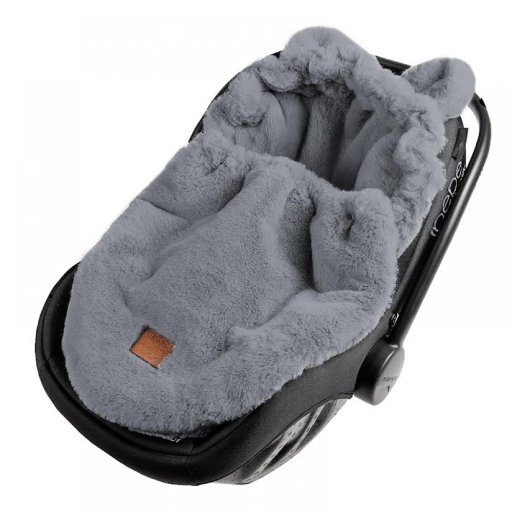 Ποδόσακος Καροτσιού / Καθίσματος Αυτοκινήτου iBebe Mini Me Velour Grey  Ποδόσακος Καροτσιού / Καθίσματος Αυτοκινήτου iBebe Mini Me Velour Grey