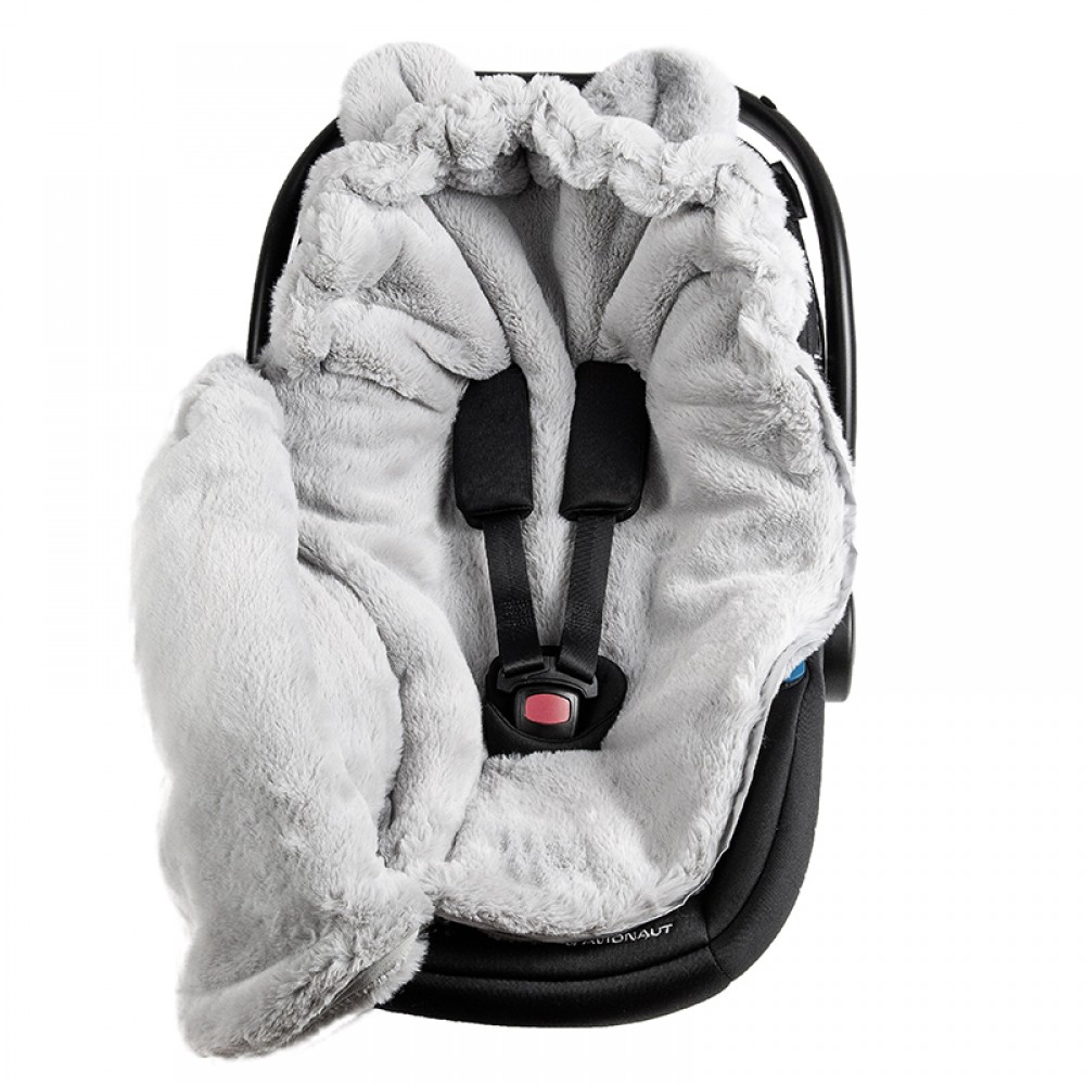 Ποδόσακος Καροτσιού / Καθίσματος Αυτοκινήτου iBebe Mini Me Velour Light Grey  Ποδόσακος Καροτσιού / Καθίσματος Αυτοκινήτου iBebe Mini Me Velour Light Grey