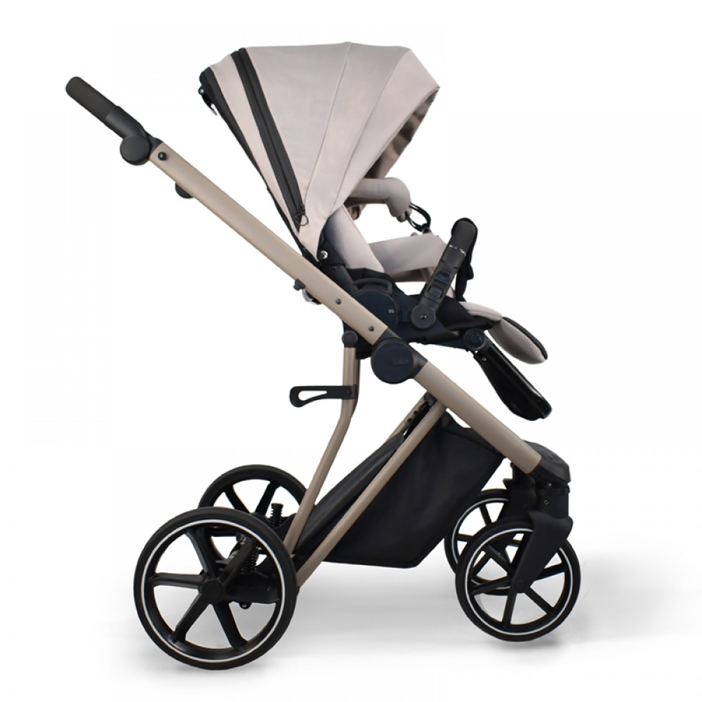 Πολυκαρότσι iBebe Next2 3in1 Beige Πολυκαρότσι iBebe Next2 3in1 Beige