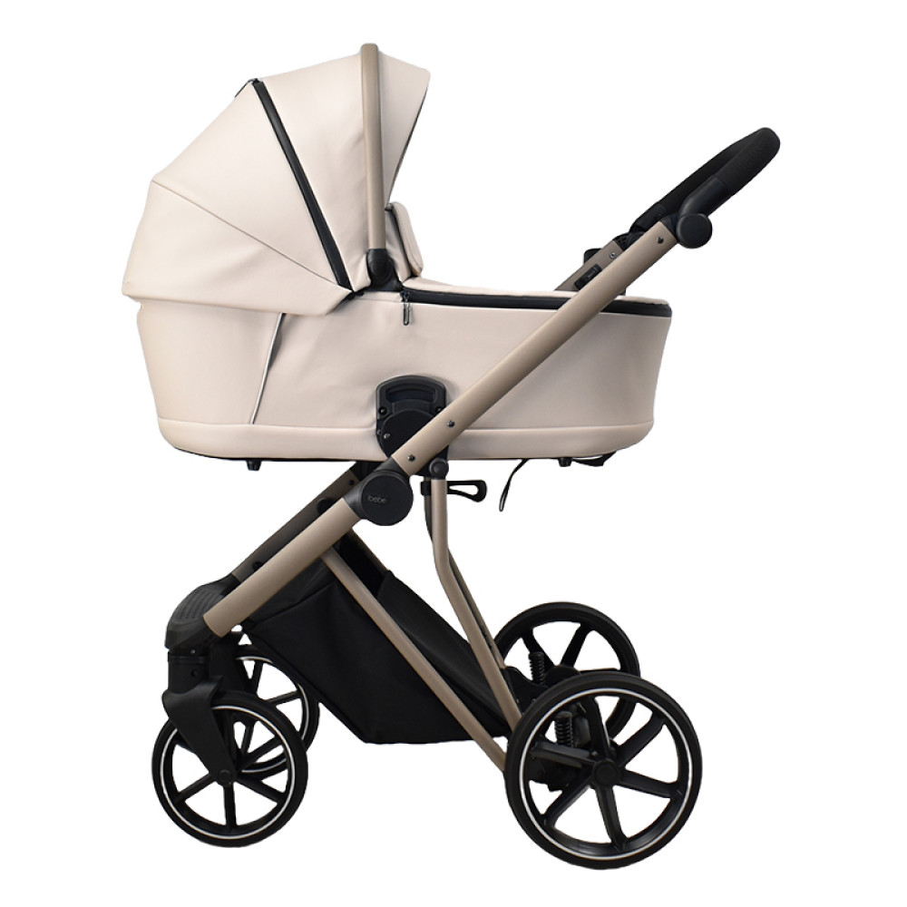 Πολυκαρότσι iBebe Next2 2in1 Eco Leather Beige