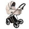 Πολυκαρότσι iBebe Next2 2in1 Eco Leather Beige