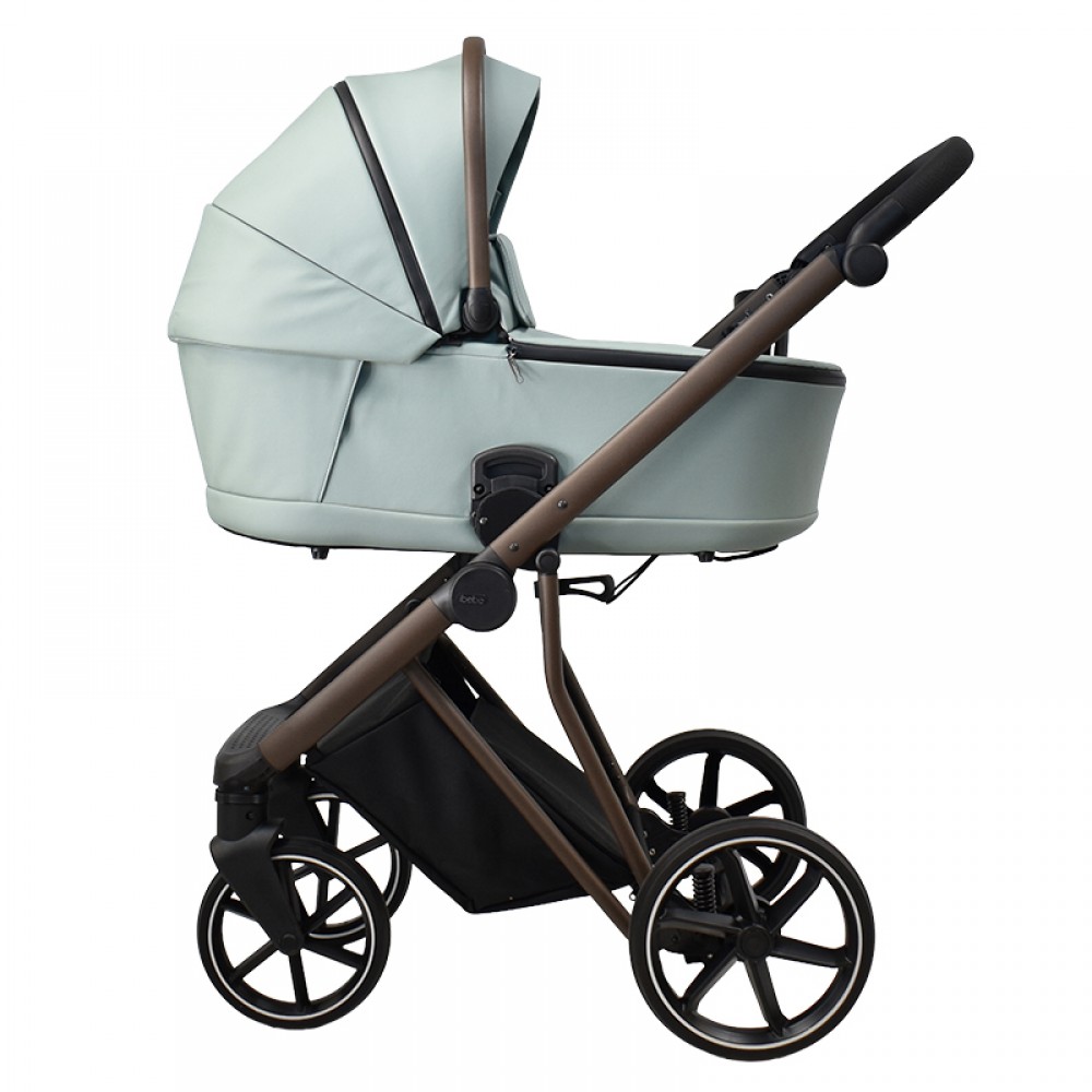 Πολυκαρότσι iBebe Next2 2in1 Eco Leather Mint