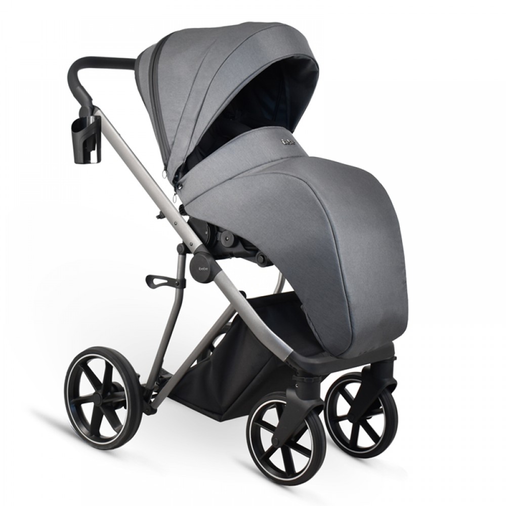 Πολυκαρότσι iBebe Next2 3in1 Grey Πολυκαρότσι iBebe Next2 3in1 Grey