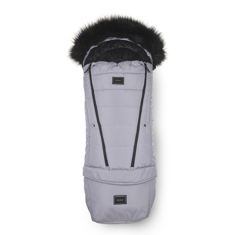Αδιάβροχoς Ποδόσακος Καροτσιού iBebe Thermo Light Grey Αδιάβροχoς Ποδόσακος Καροτσιού iBebe Thermo Light Grey