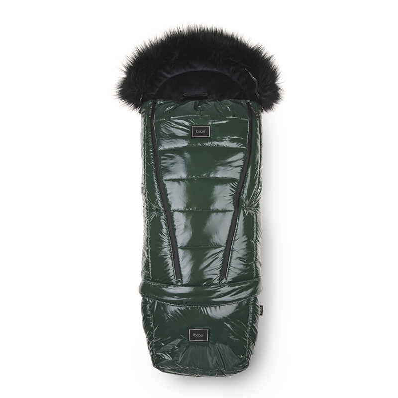 Αδιάβροχoς Ποδόσακος Καροτσιού iBebe Thermo Dark Green Gloss Αδιάβροχoς Ποδόσακος Καροτσιού iBebe Thermo Dark Green Gloss