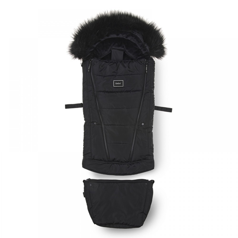Αδιάβροχoς Ποδόσακος Καροτσιού iBebe Thermo Light Grey