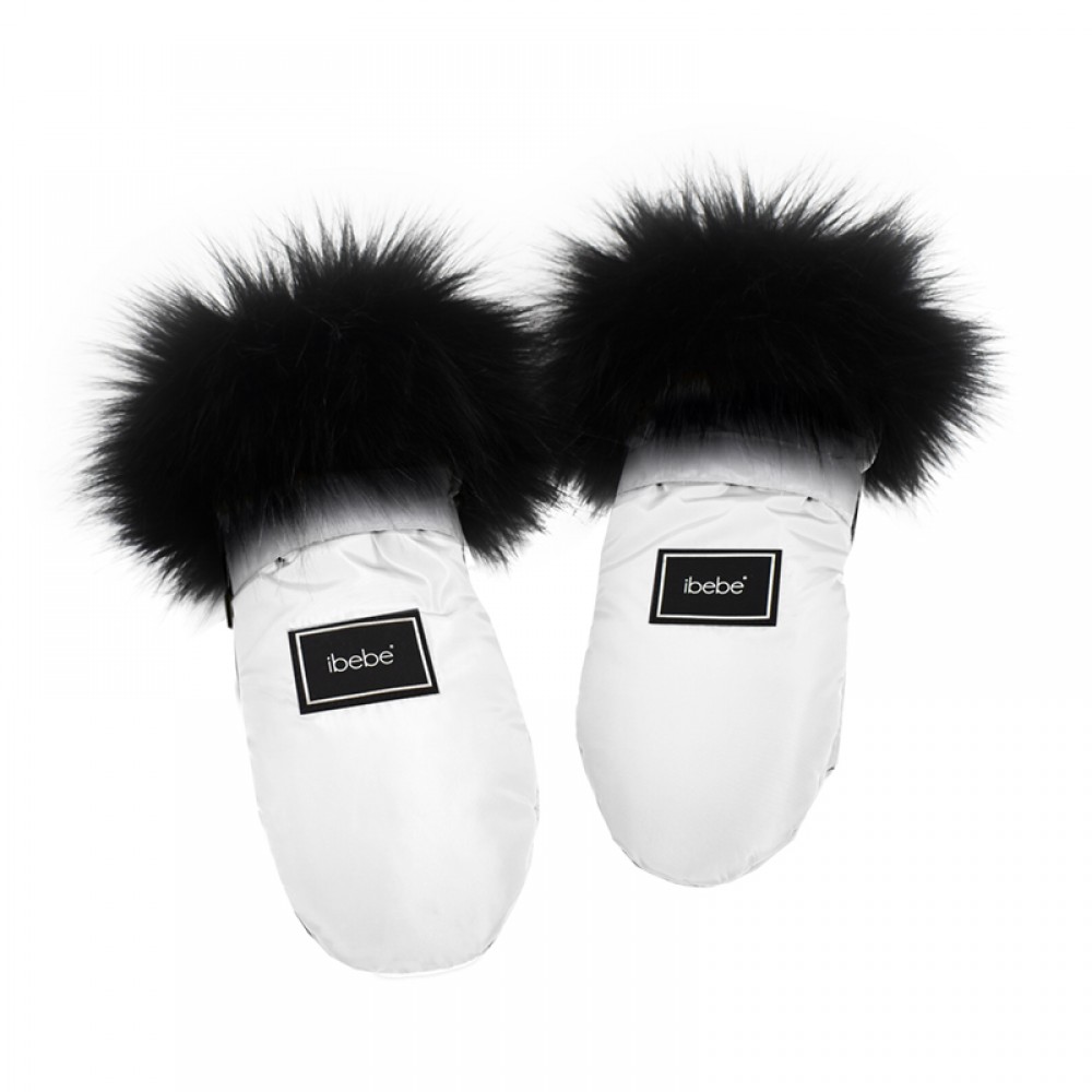 Αδιάβροχα Γάντια Καροτσιού iBebe Thermo White Αδιάβροχα Γάντια Καροτσιού iBebe Thermo White