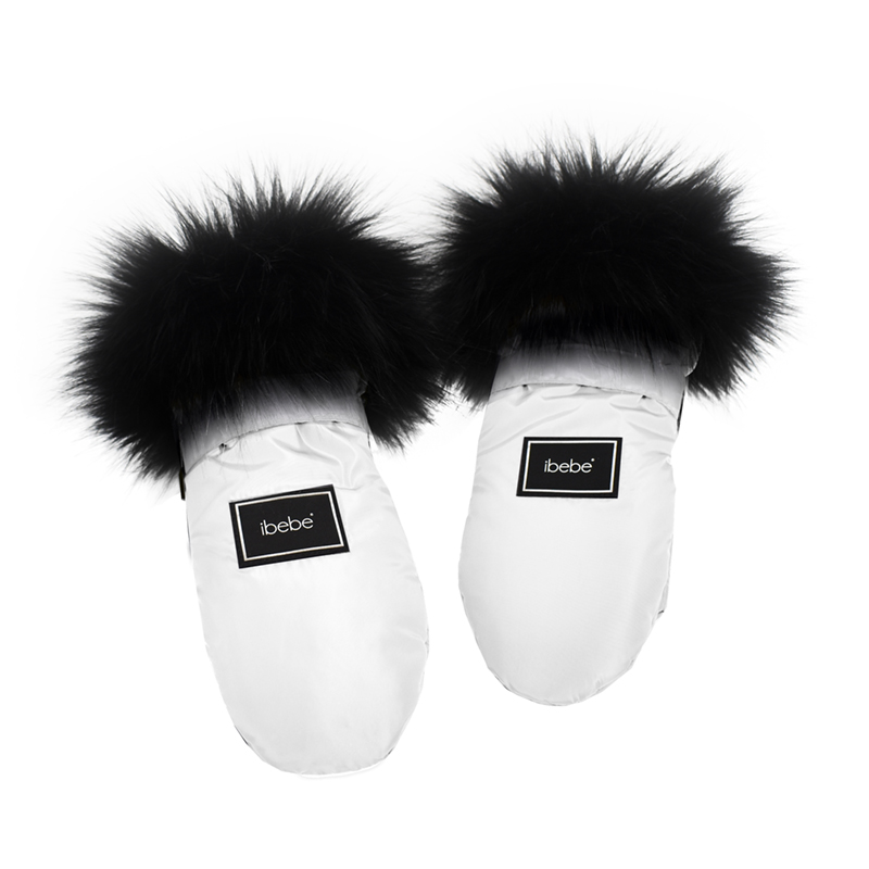 Αδιάβροχα Γάντια Καροτσιού iBebe Thermo White Αδιάβροχα Γάντια Καροτσιού iBebe Thermo White