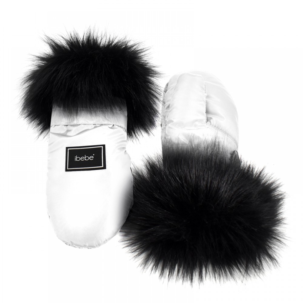 Αδιάβροχα Γάντια Καροτσιού iBebe Thermo White Αδιάβροχα Γάντια Καροτσιού iBebe Thermo White