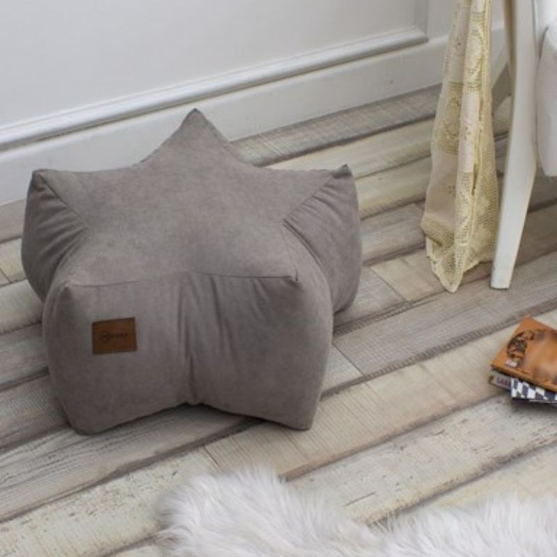 Παιδικό Πουφ Mordesign Star Grey
