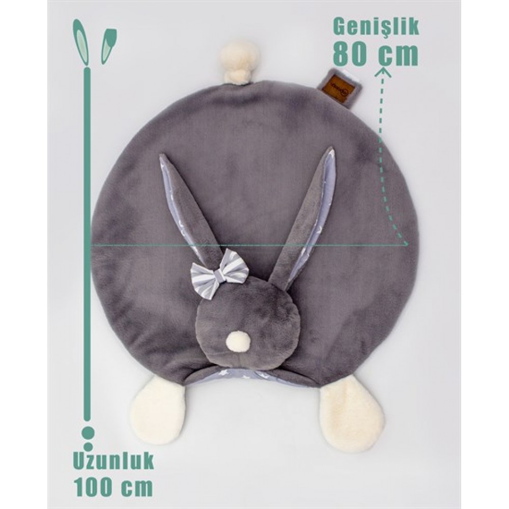 Χαλάκι Δραστηριοτήτων Mordesign Rabbit Grey