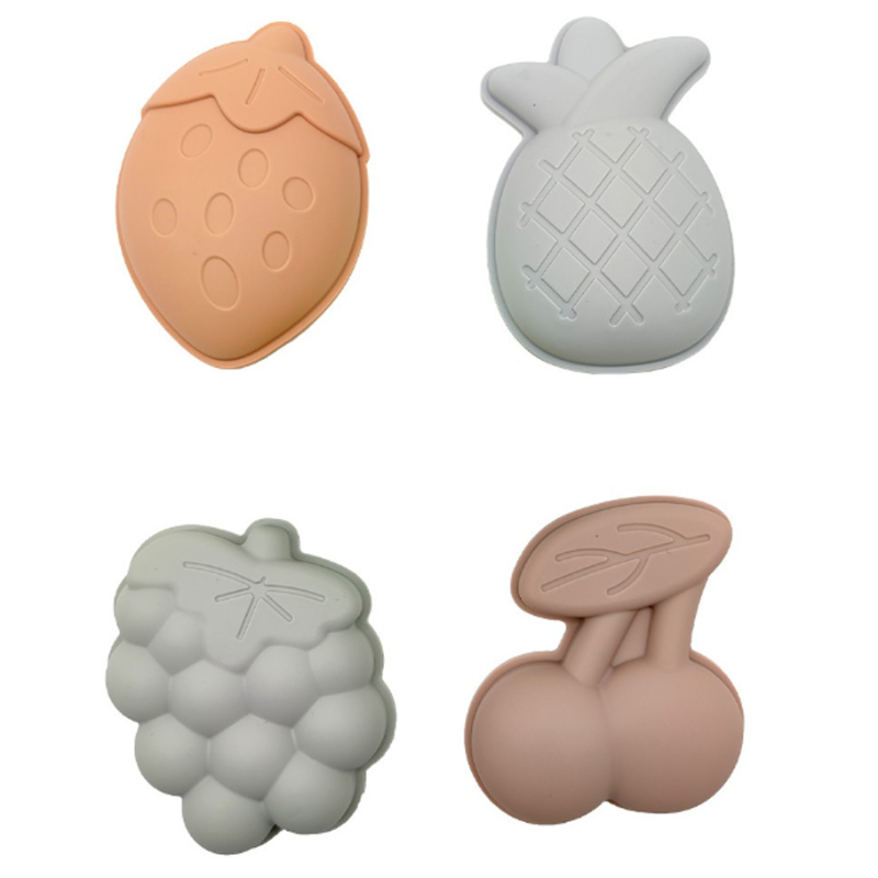 Σετ Καλουπιών Άμμου Play and Store Fruits