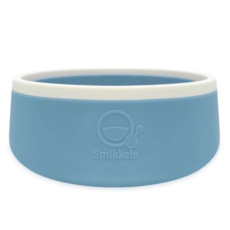 Mπολ Σιλικόνης Smikkels 350ml Blue