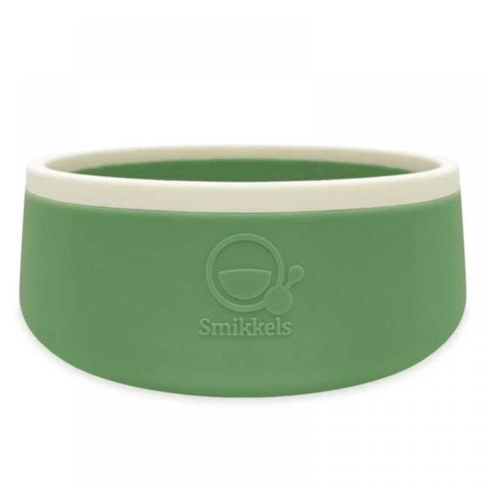 Mπολ Σιλικόνης Smikkels 350ml Green Mπολ Σιλικόνης Smikkels 350ml Green