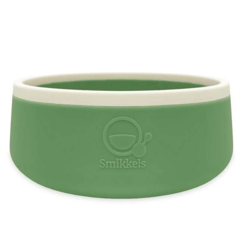 Mπολ Σιλικόνης Smikkels 350ml Green