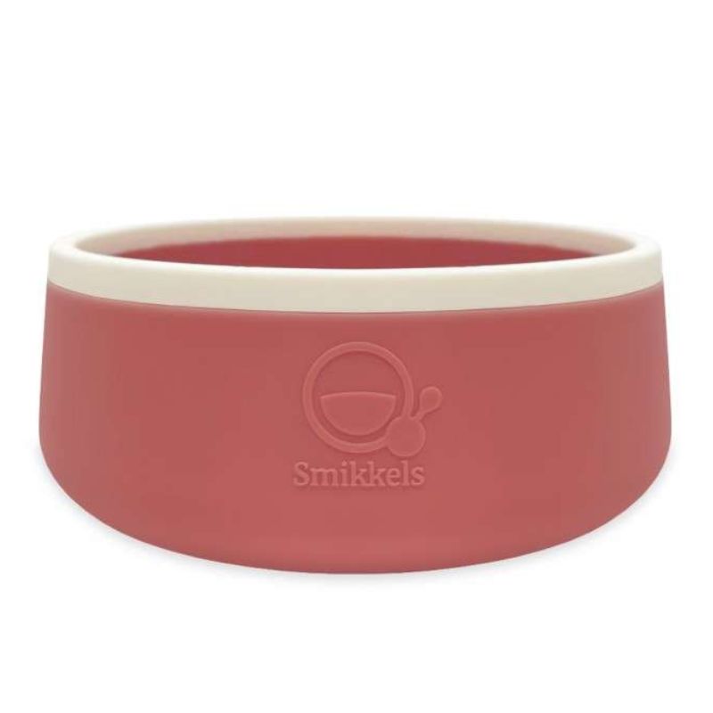 Mπολ Σιλικόνης Smikkels 350ml Pink