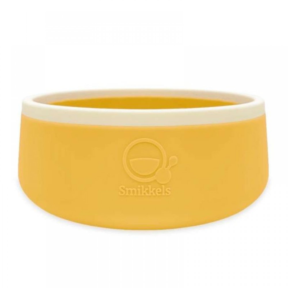 Mπολ Σιλικόνης Smikkels 350ml Yellow Mπολ Σιλικόνης Smikkels 350ml Yellow