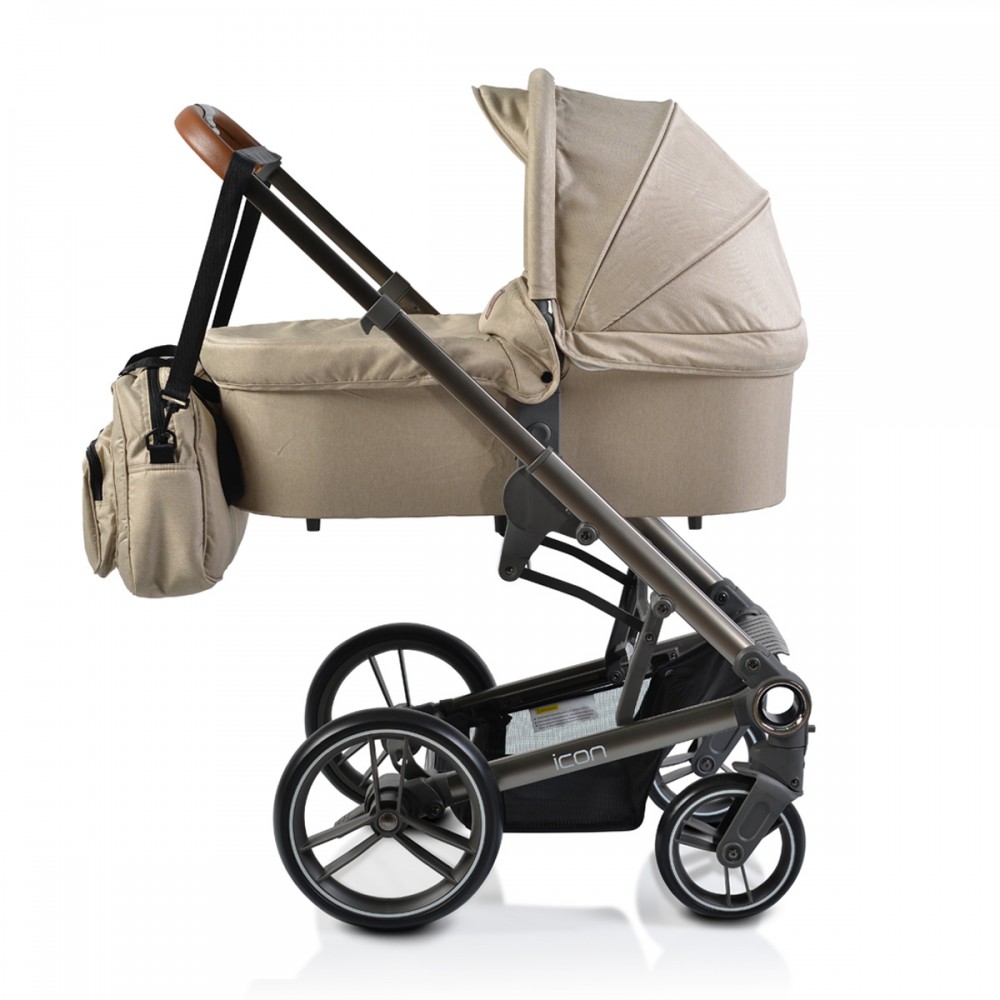 Πολυκαρότσι Cangaroo Icon 2 in 1 Beige 