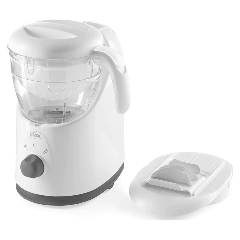 Ατμομάγειρας με Μπλέντερ Chicco Easy Meal Grey 1lt