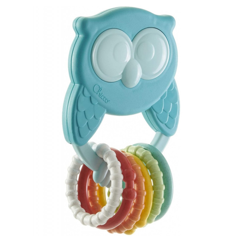 Κουδουνίστρα Chicco Owly Rattle Κουκουβάγια