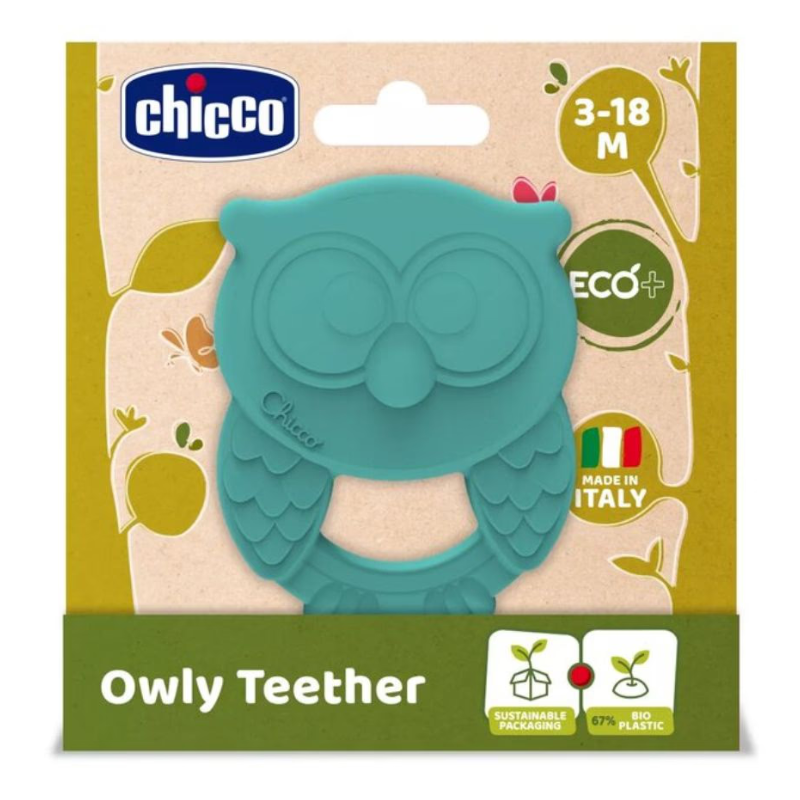 Μασητικό Chicco Owl Teether Blue