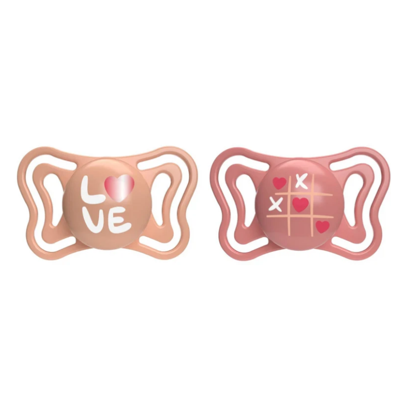 Πιπίλα Σιλικόνης Chicco Physio Forma Light Pink 16-36m (2τεμ.)